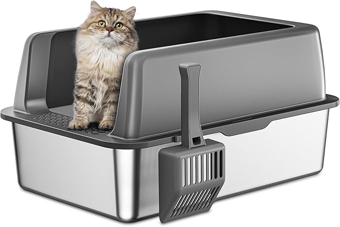 Stainless Steel Cat Litter Box