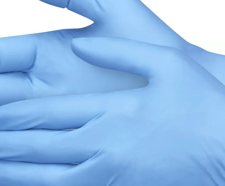 Uline Industrial Nitrile Gloves - Powder-Free, 6 Mil, Large