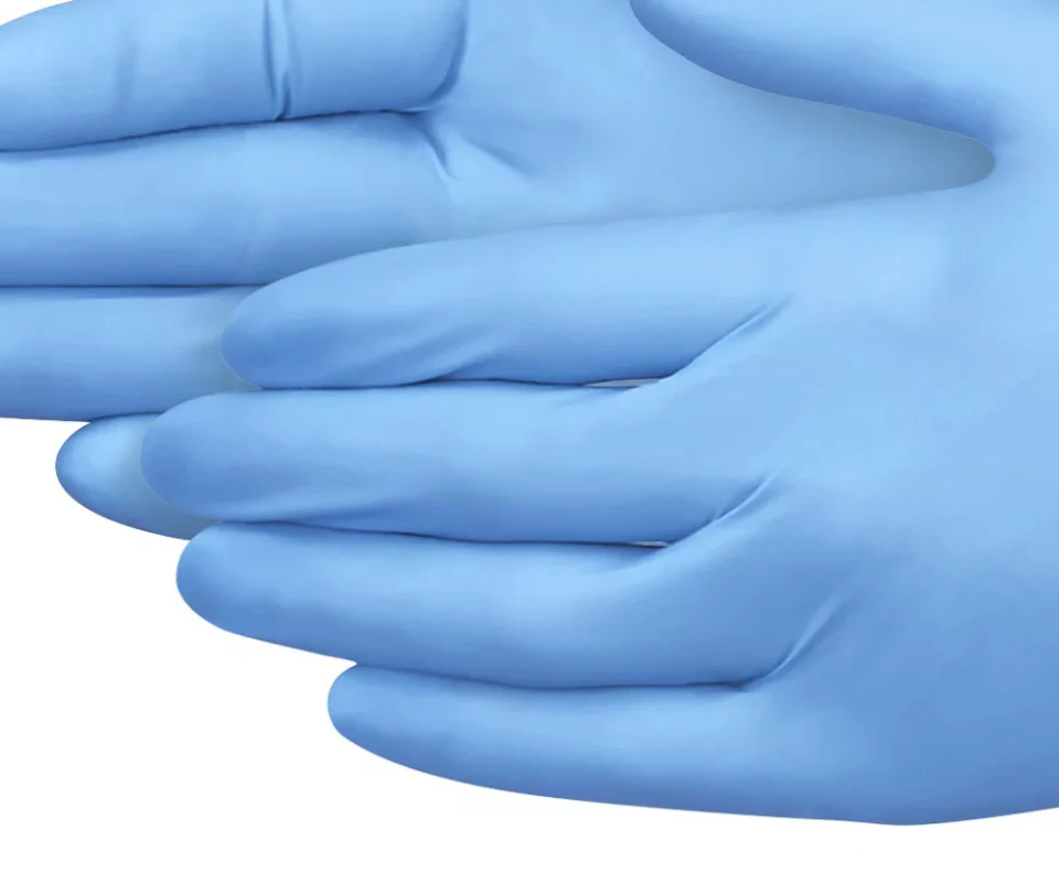 Uline Industrial Nitrile Gloves - Powder-Free, 6 Mil, Medium
